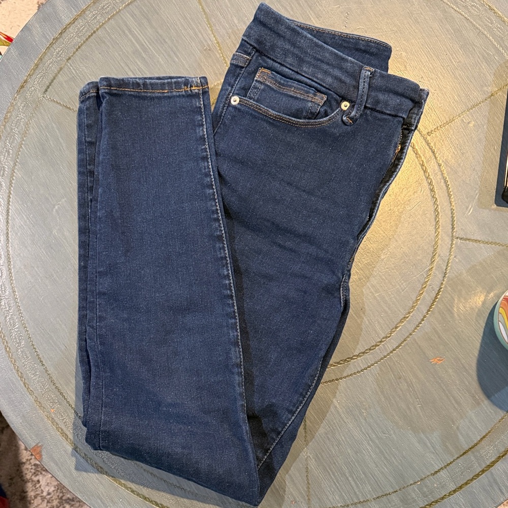 Good American Women's Dark Blue Skinny Jeans